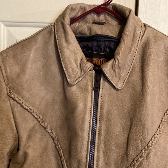 Vintage Unik leather apparel leather jacket size S - Picture 7 of 15